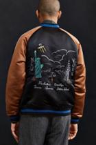 Urban Outfitters Uo Embroidered New York City Souvenir Jacket