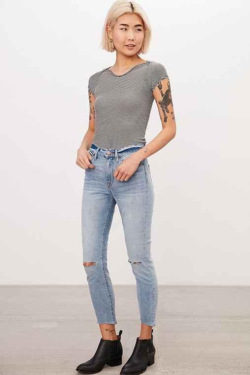 Urban Outfitters Bdg High-rise Twig Grazer Skinny Jean - Light Vintage Slash,vintage Denim Light,32