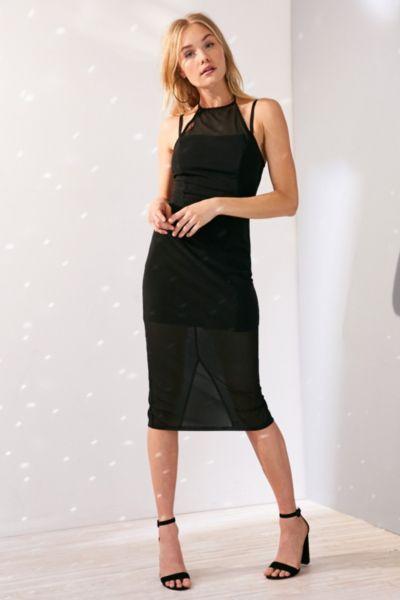 Evil Twin Chemistry Mesh Midi Dress