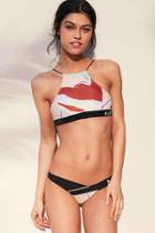 Urban Outfitters N.l.p. Rihannah Strap Bikini Top,pink,l
