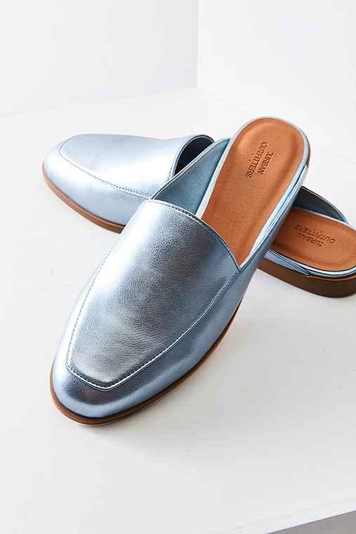 Urban Outfitters Carrie Loafer Mule,sky,8