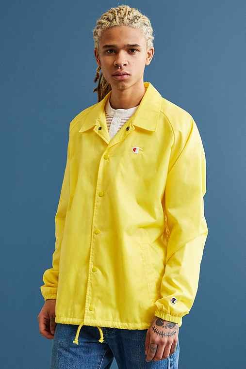Urban Outfitters Champion Coach Jacket,yellow,m
