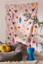 Urban Outfitters Hello Sayang For Deny Eyes Hands Lips Dots Tapestry