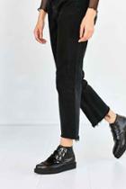 Urban Outfitters T.u.k. 3-buckle Pointed Creeper Boot,black,w 7/m 5