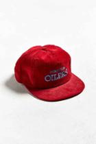 Urban Outfitters Vintage Houston Oilers Snapback Hat,red,one Size