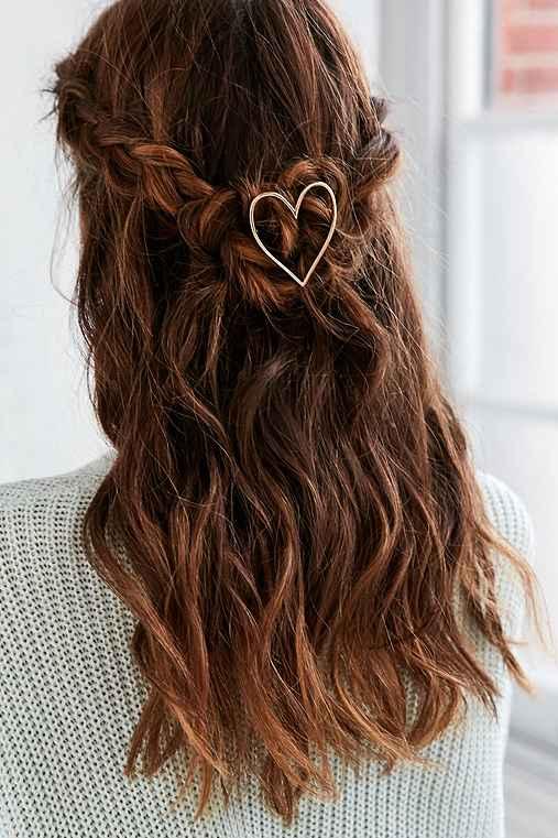 Urban Outfitters Love Hair Pin,gold,one Size