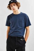 Urban Outfitters Uo Pigment Pocket Tee,navy,xs