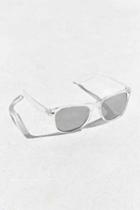 Urban Outfitters Classic Squared Sunglasses,clear,one Size