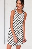 Urban Outfitters Cooperative Mitered Striped Swing Dress