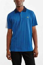 Urban Outfitters Lacoste L!ve Stripe Polo Shirt,blue,xl