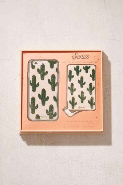 Urban Outfitters Sonix X Uo Limited Edition Cactus Stars Iphone 6/6s Case + Portable Power Gift Set