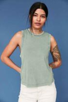 Urban Outfitters Silence + Noise Washed Out Muscle Tee,green,l