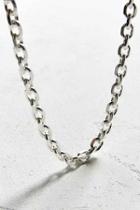 Urban Outfitters Seize & Desist Anchor 30 Chain Necklace,silver,one Size