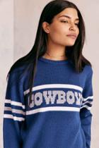 Urban Outfitters Mitchell & Ness Nfl Crew-neck Sweater,blue,m