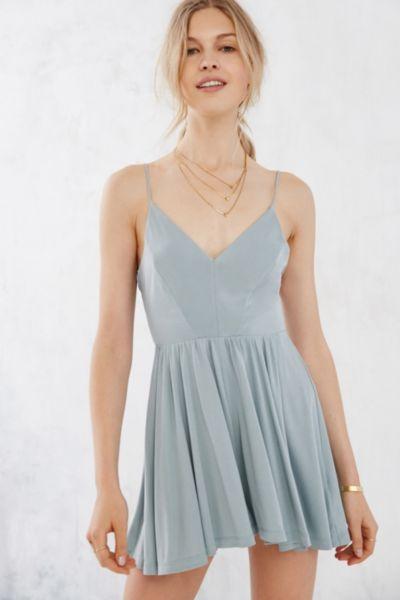Urban Outfitters Silence + Noise Vanessa Cupro Romper