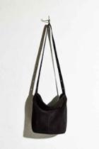 Urban Outfitters Ecote Suede Drape Hobo Bag,black,one Size