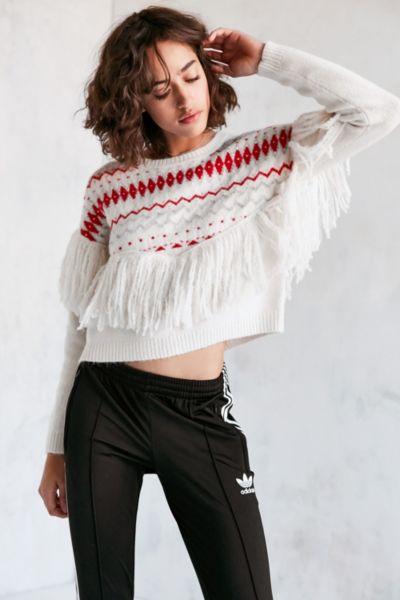 Ecote Party Fringe Sweater