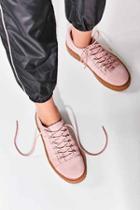 Urban Outfitters Hollie Suede Creeper Sneaker,rose,7