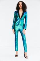 Urban Outfitters Silence + Noise Sirena Iridescent Suit Pant
