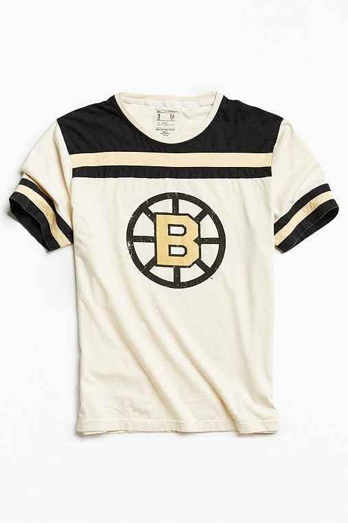 Urban Outfitters American Needle Nhl Boston Bruins Tee,cream,xl