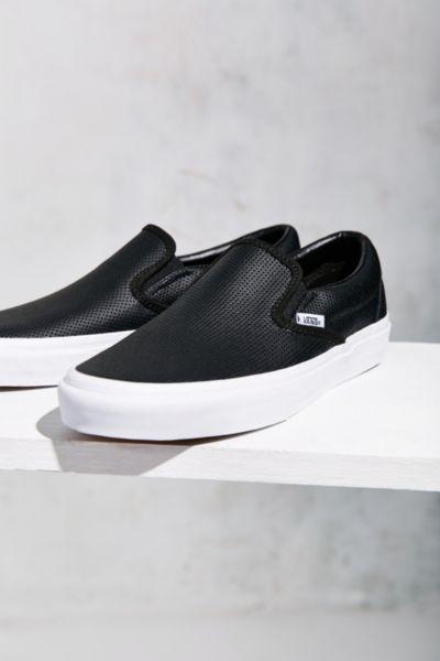 Vans Perforated Leather Slip-on Sneaker