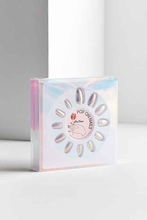 Urban Outfitters Lime Crime Pop On Nails,oyster,one Size