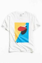 Urban Outfitters Tee Library Ping Pong Tee,white,m