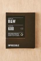 Urban Outfitters Impossible White Square Frame Impossible Polaroid 600 Instant Film,black & White,one Size