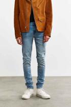 Urban Outfitters Cheap Monday X Uo Tight Worn Stonewash Skinny Jean,vintage Denim Light,34