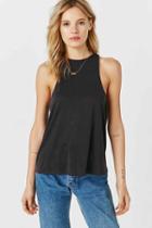 Urban Outfitters Silence + Noise Lizzy Cupro Tank,black,l
