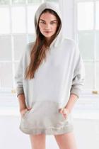 Urban Outfitters Out From Under Boyfriend Hoodie Sweatshirt,cream,xs/s