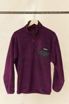 Urban Outfitters Vintage Patagonia Deep Purple Fleece Pullover Jacket,assorted,one Size