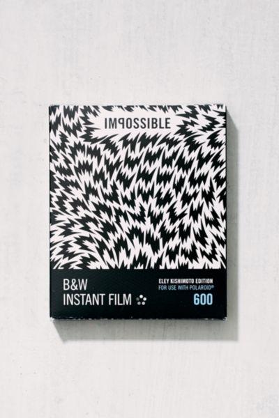 Urban Outfitters Impossible Special Edition Eley Kishimoto Patterned Black + White Polaroid 600 Instant Film