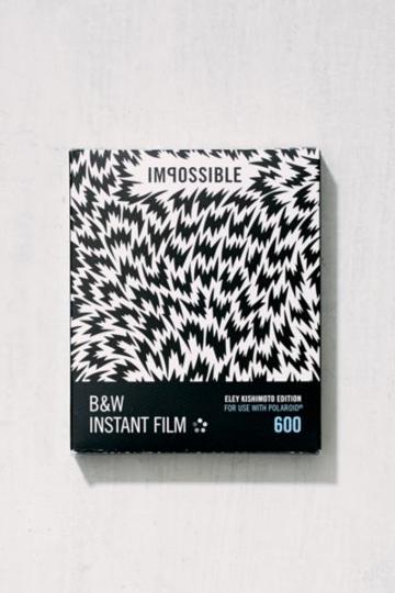 Urban Outfitters Impossible Special Edition Eley Kishimoto Patterned Black + White Polaroid 600 Instant Film