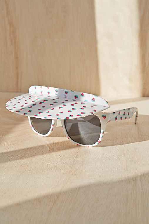 Urban Outfitters Visor Shades,white,one Size