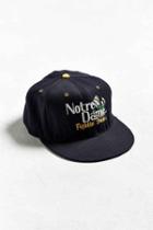 Urban Outfitters Vintage Notre Dame Snapback Hat,navy,one Size