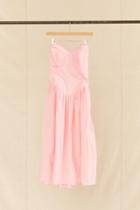 Urban Outfitters Vintage Baby Pink Strapless Dress