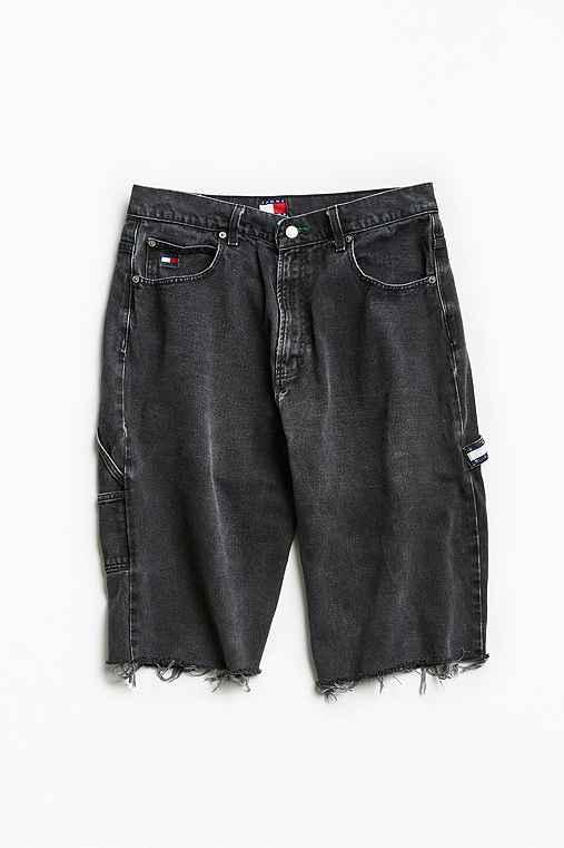 Urban Outfitters Vintage Tommy Hilfiger Cutoff Denim Skate Short,indigo,34