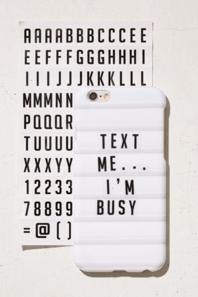 Urban Outfitters Diy Letterboard Iphone 6/6s Case