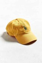 Urban Outfitters '47 Brand La Micro Logo Baseball Hat,yellow,one Size