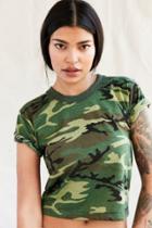 Urban Outfitters Vintage Cropped Camo Tee