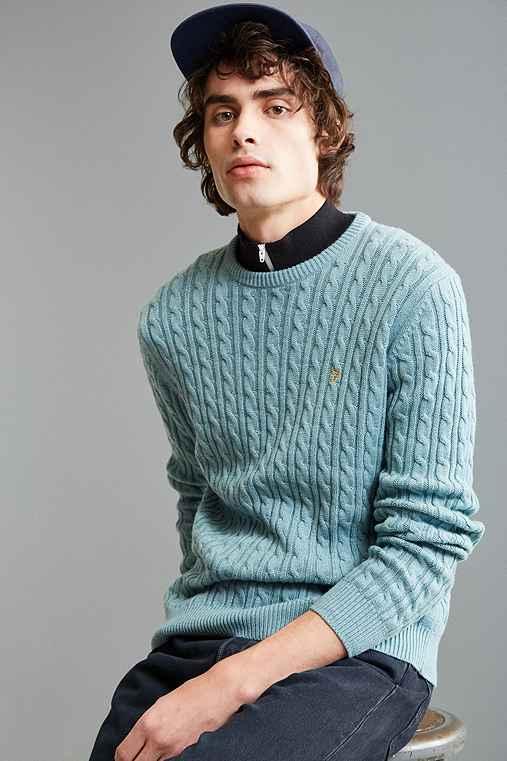 Urban Outfitters Farah Lewes Sweater,dark Green,l