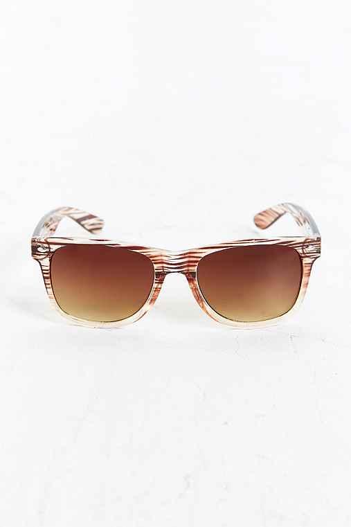 Urban Outfitters Polished Square Sunglasses,brown,one Size