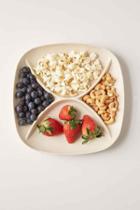 Urban Outfitters Bamboozle 4 Section Dinner + Serving Plate,cream,one Size