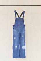 Urban Outfitters Vintage Patched Workwear Denim Overall,assorted,one Size