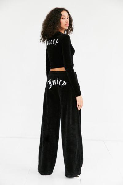 Juicy Couture For Uo Wide-leg Velour Pant
