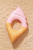 Urban Outfitters Ice Cream Cone Pool Float,pink,one Size