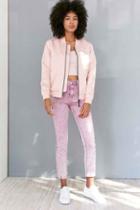 Urban Outfitters Bdg Girlfriend Jean - Purple Acid Wash,pink,31