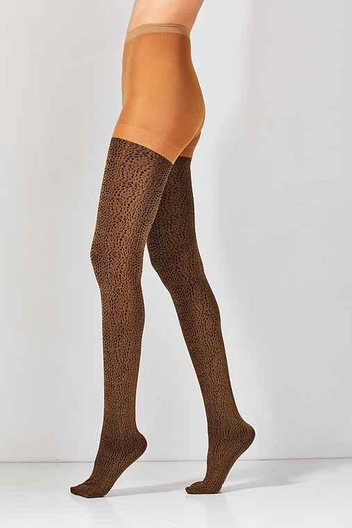 Urban Outfitters Out From Under Leopard Tight,brown Multi,m/l