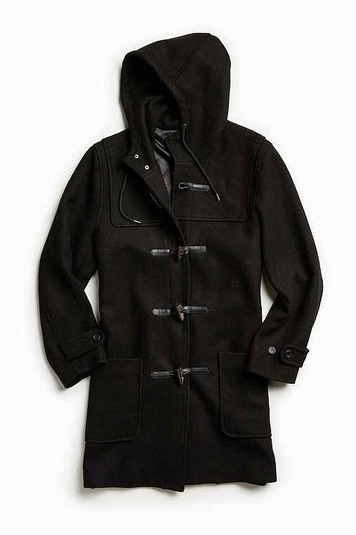 Urban Outfitters Uo Toggle Duffle Coat,black,m
